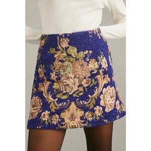 NWT Anthropologie Maeve Floral Paisley Mini Skirt - Size 2